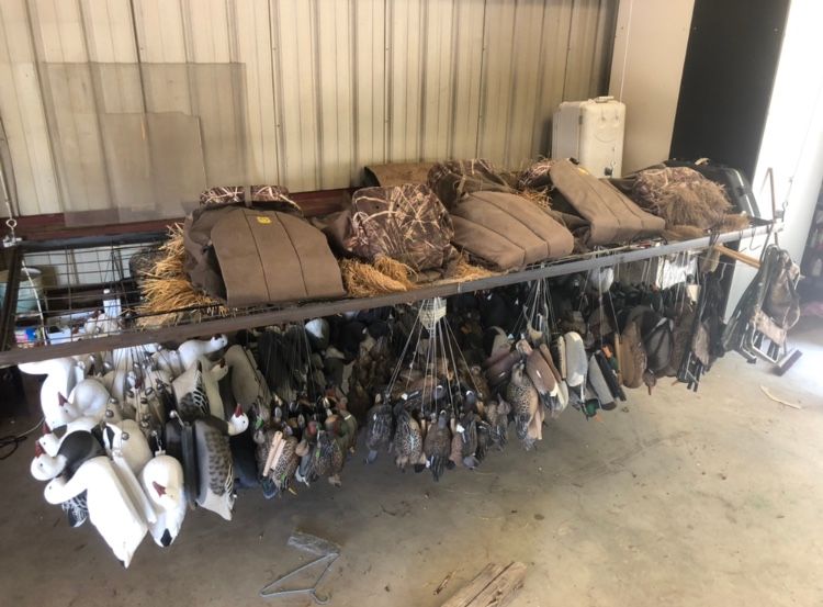 TEXAS rig decoy storage rack. Texas Hunting Forum